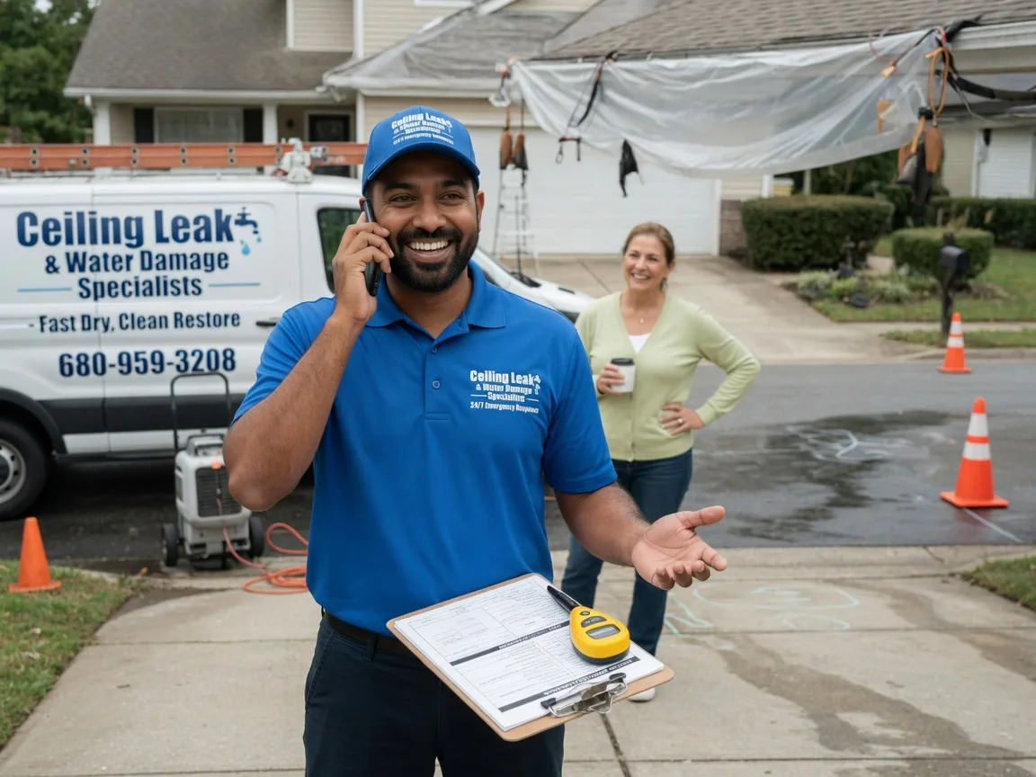 Ceiling Leak Cleanup Williams, OR FAQs